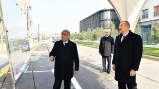 İlham Əliyev Ağ Şəhərdə təməlqoyma mərasimində iştirak edib  - FOTO - YENİLƏNİB