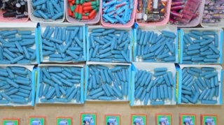 Naxçıvanda pirotexniki vasitələr satanlar saxlanılıb - VİDEO