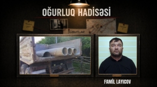 Balakəndə kanalizasiya borularını oğurlayan şəxs saxlanıldı - VİDEO 