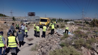 "Qanlı göl"ün ətrafı zibillərdən təmizlənir  - FOTO