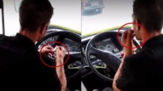 Narkotik çəkən yük maşını sürücüsü həbs olundu - FOTO 