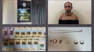 Şəkidə oğurluq etdiyi evi yandıran şəxs tutuldu - FOTO - VİDEO