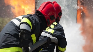 Mingəçevirdə bayram tonqalı yanğına səbəb oldu - VİDEO 