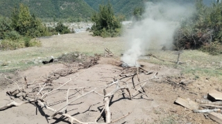 Oğuzda qanunsuz fəaliyyət göstərən kömür quyuları aşkarlanıb  - FOTO