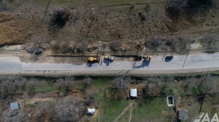 Qubada 32 km-lik yol əsaslı şəkildə təmir olunur  - FOTO - VİDEO