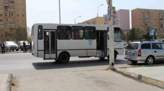 Sumqayıtdakı bu marşrut avtobuslarından da narazılıq artıb - FOTO 