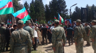 Şəhid Əsəddin Noruzov dəfn edildi 