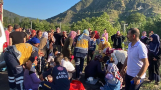 Türkiyədə mikroavtobus qəzaya uğrayıb, 12 nəfər yaralanıb 