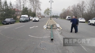 Oğuzda avtomobil aşdı, 2 nəfər xəsarət aldı   - FOTO