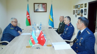 Azərbaycan və Türkiyə Hərbi Hava Qüvvələri arasında qərargah danışıqları keçirilib  - FOTO