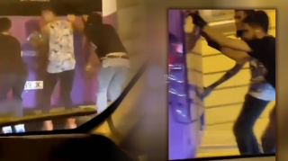 Bakıda gənclər əyləncə xatirinə həyatlarını təhlükəyə atdılar - VİDEO 