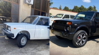 Maşının qabağını qaldırıb avtoxuliqanlıq edən sürücülər saxlanıldı; ikisi də həbs olundu - FOTO 