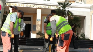 Qanunsuz parkinq belə söküldü  - VİDEO