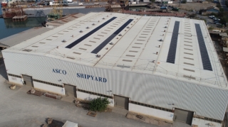 Gəmi Təmiri Zavodunda günəş panelləri vasitəsilə 66 min kilovat-saatdan çox enerji hasil edilib 