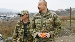 İlham Əliyev və birinci xanım Laçına getdi