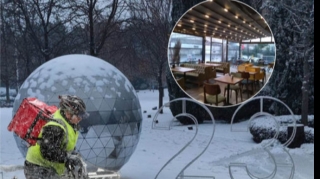 Kuryerlərə “istirahət”, sifarişlərə “hava xərci”  - Qarlı Bakıda kafe-restoranlar necə işləyir?