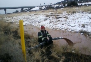 Yolda “şokolad çayı” - FOTO