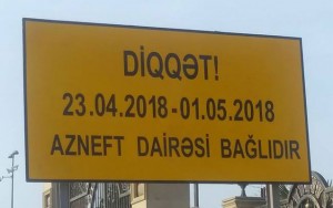 Bu yoldan Bakıya giriş tam bağlanır - DİQQƏT