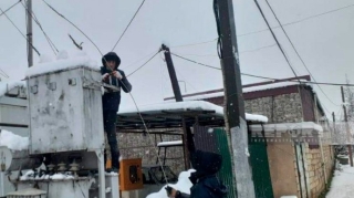 Cəlilabadda qara görə elektrik kəsildi - Bakıdan texnika göndərildi   - FOTO