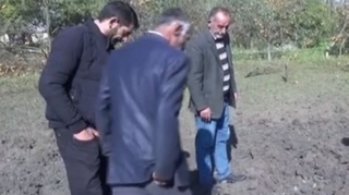 Birinci elə bildik raket evə düşəcək, amma bağa düşdü, Orxan bağda idi - Kənd sakini  - VİDEO - FOTO