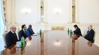 Prezident “Zayed İnsan Qardaşlığı Mükafatı” ilə bağlı nümayəndə heyətini qəbul etdi - FOTOLAR 