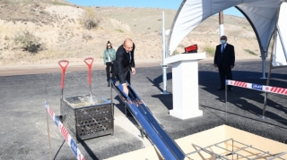 Xanlıq-Qubadlı  yolunun təməli qoyulub  - FOTO - YENİLƏNİB