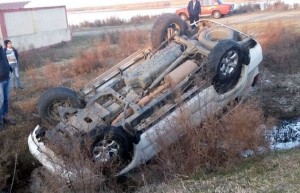 Xızıda avtomobil aşdı: ölən var