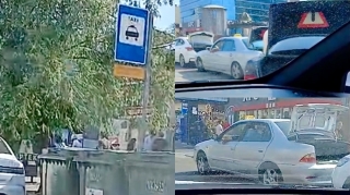 “Taksi” sürücüləri cərimədən yayınmaq üçün baqaj qapısını açıq saxladı   - VİDEO
