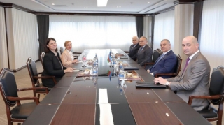 DTX rəisi BQXK-nın ölkəmizdəki nümayəndəsi ilə görüşüb  - FOTO