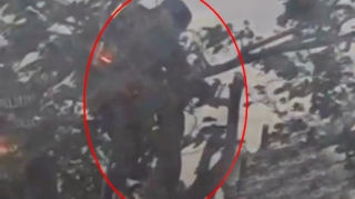 Maşın bazarında ağac kəsən avtosalon sahibi bir nəfəri yaraladı - VİDEO 