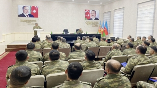 Zakir Həsənov Quru Qoşunlarının qərargahında olub  - FOTO