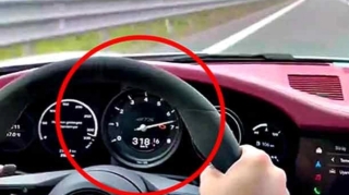 “Porsche” ilə qayda pozub video yaydı;  800 manat cərimə edildi - VİDEO 