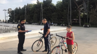 Polis velosipedçilərə qarşı reyd keçirdi - FOTO 