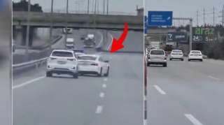 Yol polisi avtoxuliqanlıq edən sürücünü BELƏ SAXLADI - VİDEO 