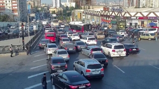 Bakının bu yollarında sıxlıq var - SİYAHI   - FOTO