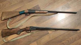 İmişlidə yol polisi maşında silah gəzdirən şəxsləri saxlayıb   - FOTO