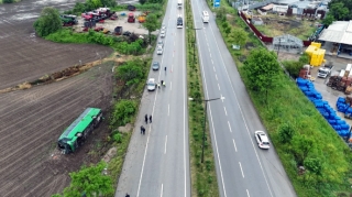 Sərnişin avtobusu aşdı - 46 nəfər xəsarət aldı 