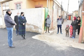 İcra başçısı yenidən qurulan Rəşid Behbudov küçəsinə baxış keçirdi  - FOTO