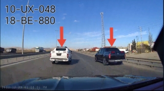 Гонки автохулиганов на дороге Баку-Алят попали на ВИДЕО 