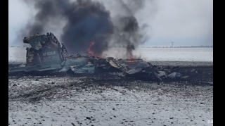 Ukrayna Rusiyanın daha bir təyyarəsini vurdu - Fotolar 