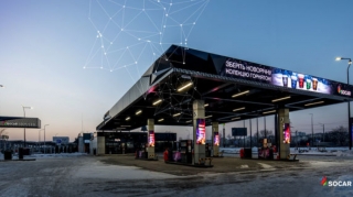 Kiyevdə SOCAR-ın yeni yanacaqdoldurma kompleksinin açılışı olub - FOTO 