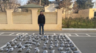 Salyan sakinindən 10 kiloqram narkotik götürülüb  - FOTO
