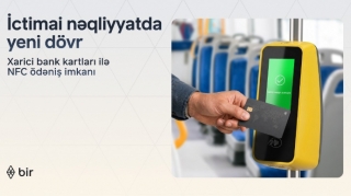 Bir ekositemi ictimai nəqliyyatda xarici kartlar üçün NFC ödənişlərini aktivləşdirib 