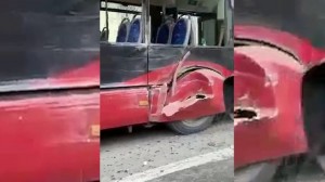 Bakıda iki avtobus toqquşdu – VİDEO