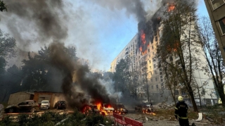 Rusiya Zaporojyeyə 300 dronla hücum etdi 