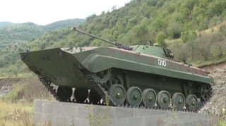 Ermənilərin Qarabağdakı daha bir “abidəsi” sökülür - VİDEO 