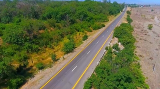 Tərtərdə müharibə nəticəsində dağılmış yol infrastrukturu bərpa olunub  - FOTO