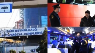 DYP avtovağzalda görüş keçirdi - VİDEO