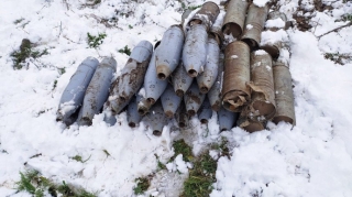 Ermənilərin cəbhəyanı ərazilərdə basdırdıqları minalar aşkarlandı  - FOTO