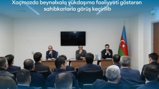 AYNA Xaçmazda daşıyıcı şirkətlərlə görüş keçirib - FOTO 